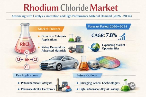 Rhodium Chloride Market Advancing with Catalysis Innovation and High-Performance Material Demand (2026–2034)
