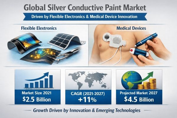 Global Silver Conductive Paint Market Driven by Flexible Electronics and Medical Device Innovation