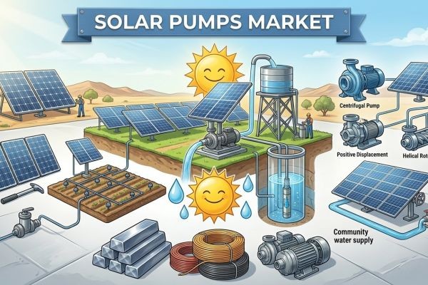 Solar Pumps Market Accelerates as Asia Dominates, Tata Power Solar, Grundfos, Lorentz Driving Adoption