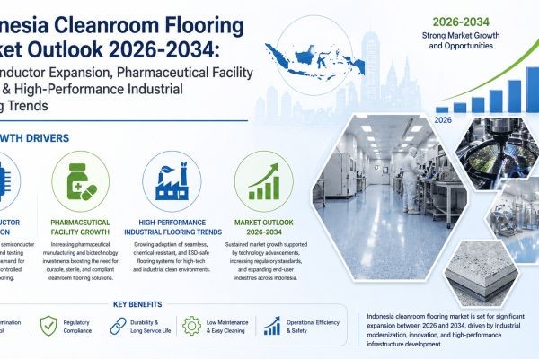 Indonesia Cleanroom Flooring Market Outlook 2026-2034: Semiconductor Expansion, Pharmaceutical Facility Growth & High-Performance Industrial Flooring ..