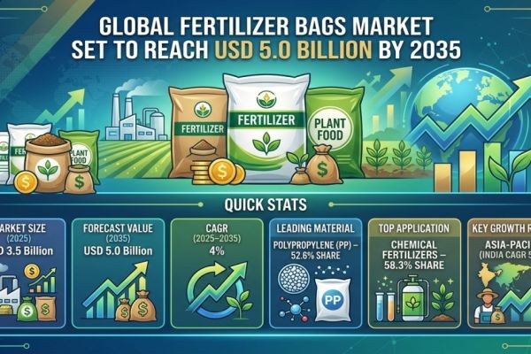 Global Fertilizer Bags Market Set to Reach USD 5.0 Billion by 2035