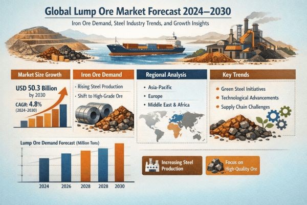 Global Lump Ore Market Forecast 2024–2030 | Iron Ore Demand, Steel Industry Trends, and Growth Insights