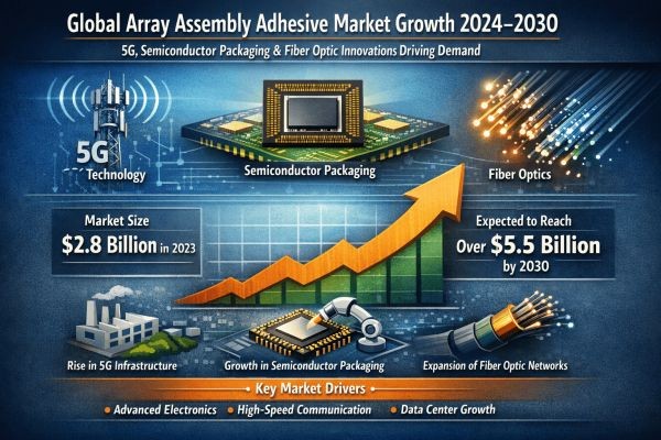 Global Array Assembly Adhesive Market Growth 2024–2030 | 5G, Semiconductor Packaging & Fiber Optic Innovations Driving Demand