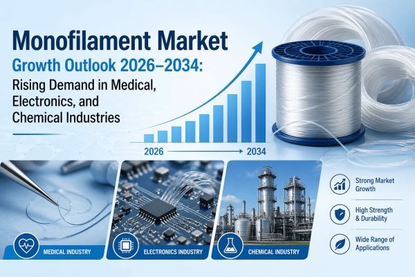 PFA Monofilament Market Growth Outlook 2026–2034: Rising Demand in Medical, Electronics, and Chemical Industries