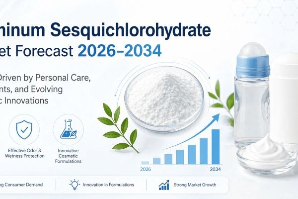 Aluminum Sesquichlorohydrate Market Forecast 2026–2034: Growth Driven by Personal Care, Deodorants, and Evolving Cosmetic Innovations