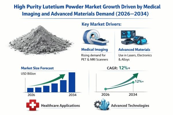 High Purity Lutetium Powder Market Growth Driven by Medical Imaging and Advanced Materials Demand (2026–2034)