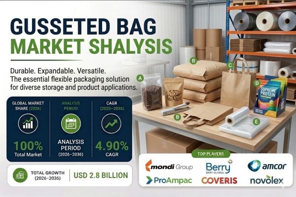 Gusseted Bag Market to Witness Steady Growth by 2034 | Backed by Cost-Effective Packaging Solutions