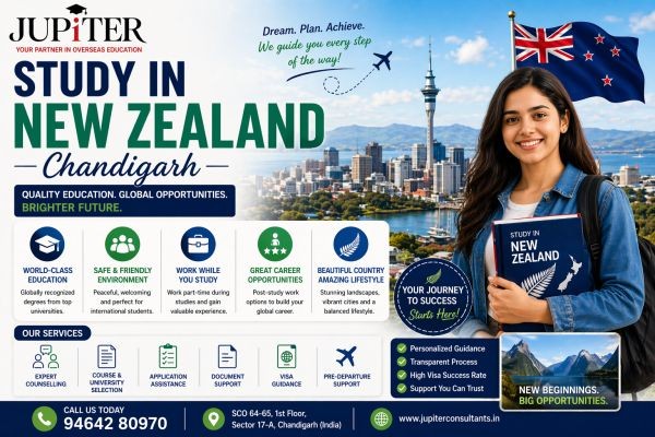 Study in New Zealand Chandigarh