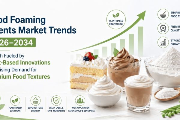 Food Foaming Agents Market Trends 2026–2034: Growth Fueled by Plant-Based Innovations and Rising Demand for Premium Food Textures