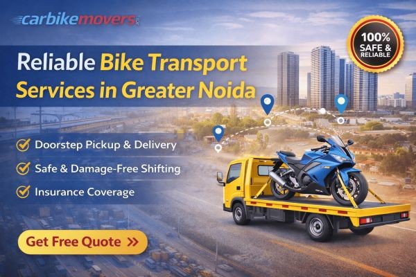 Bike Transport Services in Greater Noida – Reliable & Secure Bike Shifting by Carbikemovers
