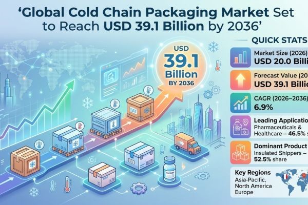 Global Cold Chain Packaging Market Set to Reach USD 39.1 Billion by 2036