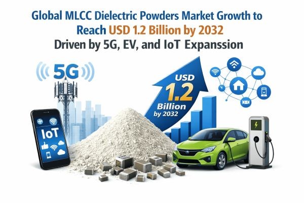 Global MLCC Dielectric Powders Market Growth to Reach USD 1.2 Billion by 2032 Driven by 5G, EV, and IoT Expansion