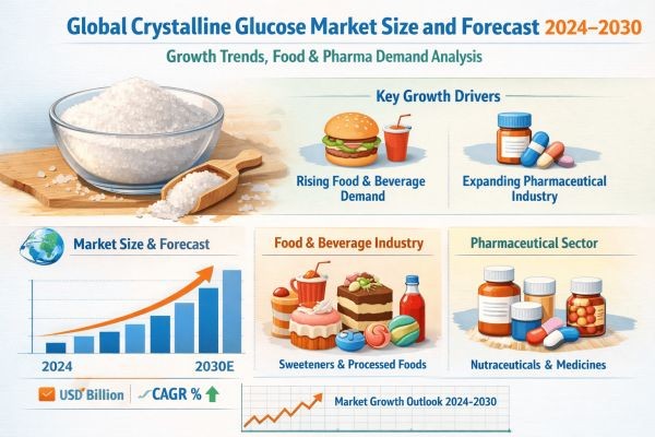 Global Crystalline Glucose Market Size and Forecast 2024–2030 | Growth Trends, Food & Pharma Demand Analysis