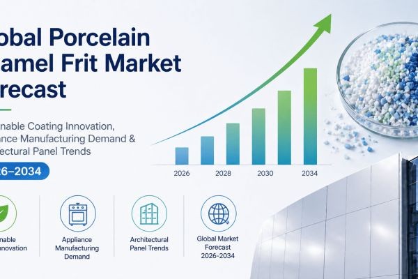 Global Porcelain Enamel Frit Market Forecast, Sustainable Coating Innovation, Appliance Manufacturing Demand & Architectural Panel Trends (2026-2034)