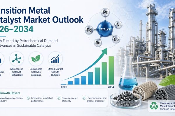 Transition Metal Catalyst Market Outlook 2026–2034: Growth Fueled by Petrochemical Demand and Advances in Sustainable Catalysis