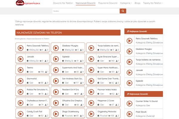 Najnowsze dzwonki na telefon do pobrania za darmo odkryj hity tego sezonu