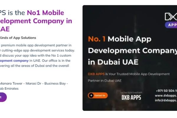 DXB APPS – Best Mobile App Development Company in UAE for Businesses