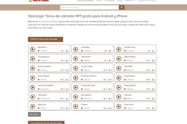Tonos de llamada gratis con estilos variados