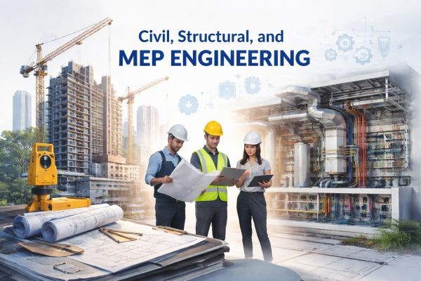 Future-Proofing Infrastructure with Advanced Civil, Structural, and MEP Design & Validation Strategies