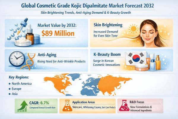 Global Cosmetic Grade Kojic Dipalmitate Market Forecast 2032: Skin Brightening Trends, Anti-Aging Demand & K-Beauty Growth