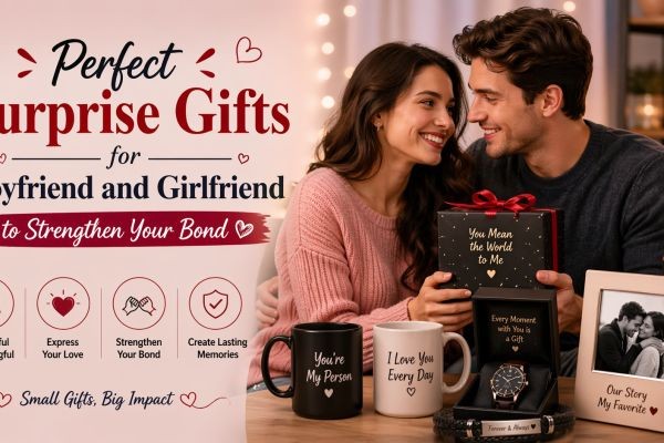 Perfect Surprise Gifts for Boyfriend and Girlfriend to Strengthen Your Bond