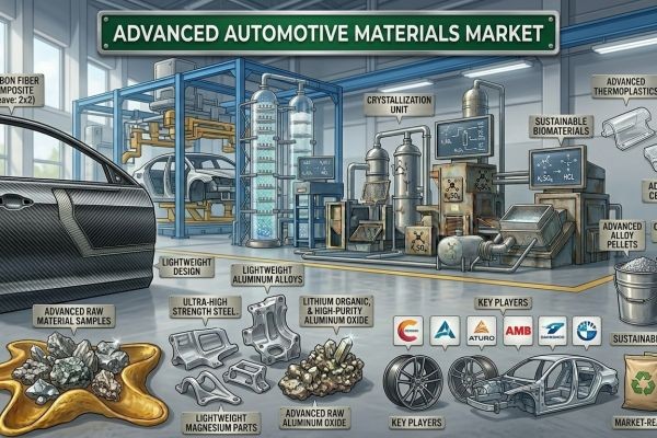 Advanced Automotive Materials Market: Asia-Pacific Leads as BASF, Covestro, Toray Drive Lightweight Innovation