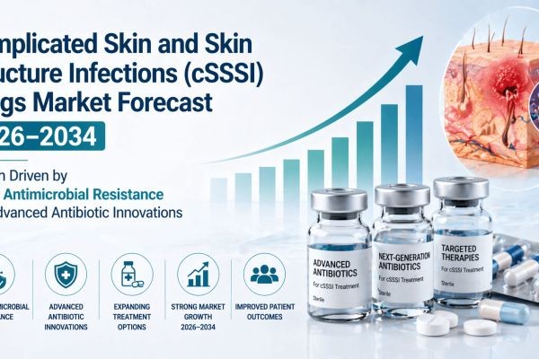 Complicated Skin and Skin Structure Infections (cSSSI) Drugs Market Forecast 2026–2034: Growth Driven by Rising Antimicrobial Resistance and Advanced ..