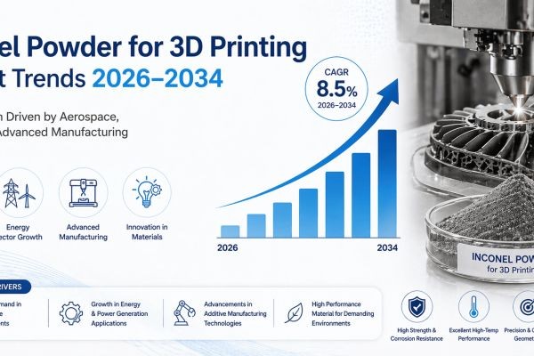Inconel Powder for 3D Printing Market Trends 2026–2034: Rapid Growth Driven by Aerospace, Energy, and Advanced Manufacturing Innovations