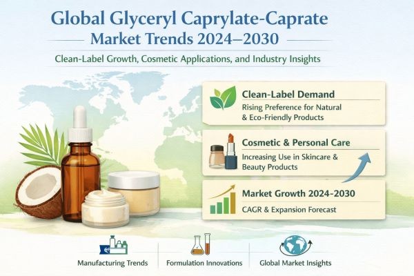Global Glyceryl Caprylate-Caprate Market Trends 2024–2030 | Clean-Label Growth, Cosmetic Applications, and Industry Insights