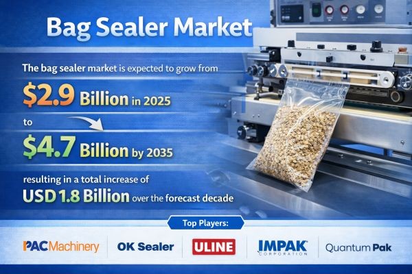 Global Bag Sealer Market to Expand at 4.9% CAGR Through 2035 | FMI