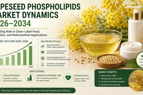 Rapeseed Phospholipids Market Dynamics 2026–2034: Expanding Role in Clean-Label Food, Cosmetics, and Nutraceutical Applications