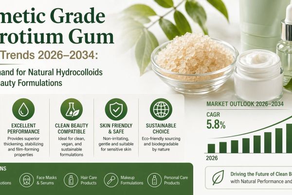 Cosmetic Grade Sclerotium Gum Market Trends 2026–2034: Rising Demand for Natural Hydrocolloids in Clean Beauty Formulations
