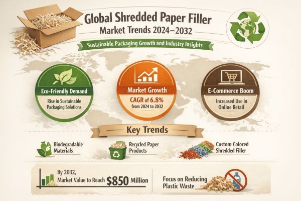 Global Shredded Paper Filler Market Trends 2024–2032 | Sustainable Packaging Growth and Industry Insights