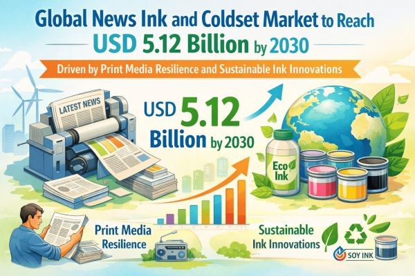 Global News Ink and Coldset Market to Reach USD 5.12 Billion by 2030 Driven by Print Media Resilience and Sustainable Ink Innovations