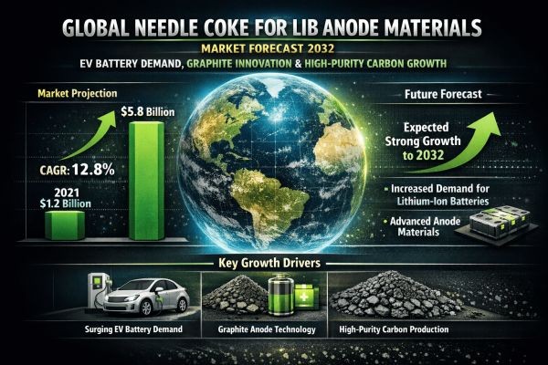 Global Needle Coke for LIB Anode Materials Market Forecast 2032: EV Battery Demand, Graphite Innovation & High-Purity Carbon Growth