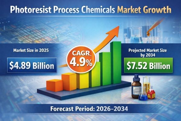 Photoresist Process Chemicals Market Trends 2026 to 2034