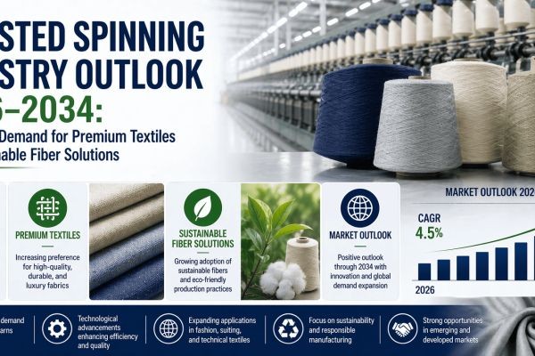 Worsted Spinning Industry Outlook 2026–2034: Expanding Demand for Premium Textiles and Sustainable Fiber Solutions