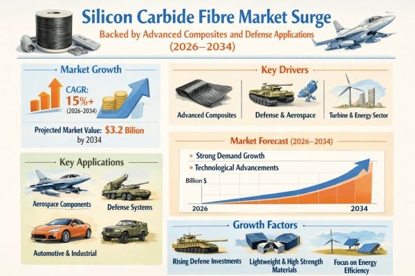 Silicon Carbide Fibre Market Surge Backed by Advanced Composites and Defense Applications (2026–2034)