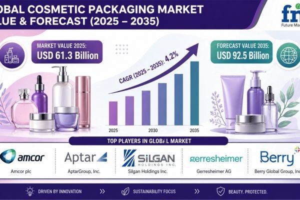 Cosmetic Packaging Market to Gain Momentum by 2035 | Powered by Innovation in Design and Functional Packaging
