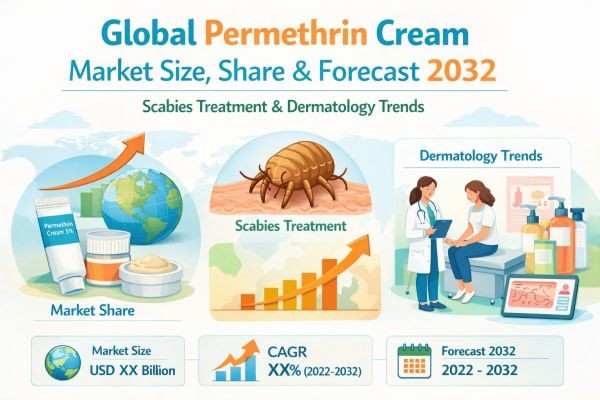 Global Permethrin Cream Market Size, Share & Forecast 2032 | Scabies Treatment & Dermatology Trends