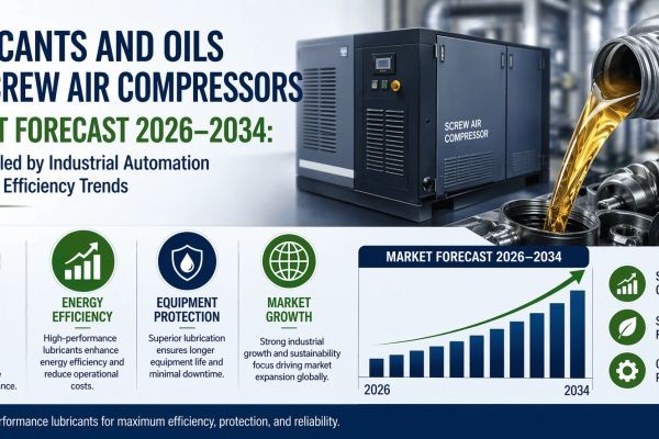 Lubricants and Oils for Screw Air Compressors Market Forecast 2026–2034: Growth Fueled by Industrial Automation and Energy Efficiency Trends