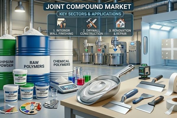 Joint Compound Market driven by North America & Asia growth with USG, Knauf & Saint-Gobain leadership strength