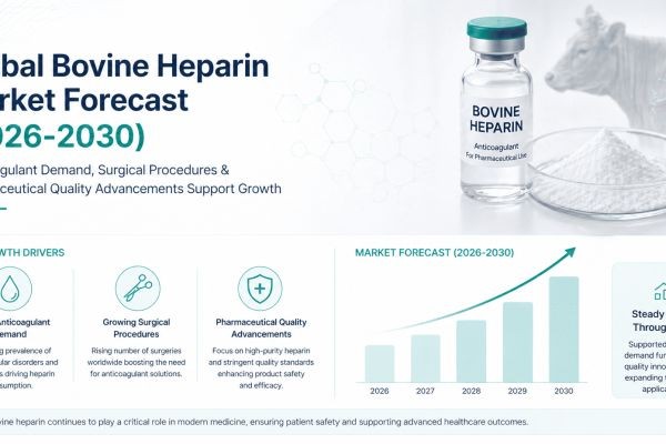 Global Bovine Heparin Market Forecast (2026-2030) | Anticoagulant Demand, Surgical Procedures & Pharmaceutical Quality Advancements Support Growth
