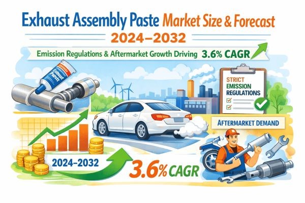 Exhaust Assembly Paste Market Size & Forecast 2024–2032 | Emission Regulations & Aftermarket Growth Driving 3.6% CAGR