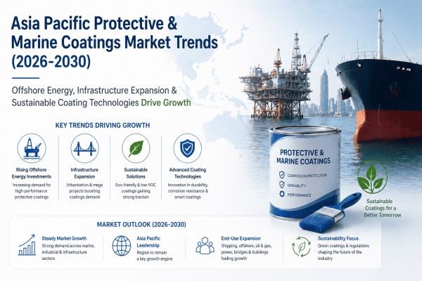 Asia Pacific Protective & Marine Coatings Market Trends (2026-2030) | Offshore Energy, Infrastructure Expansion & Sustainable Coating Technologies Dri..