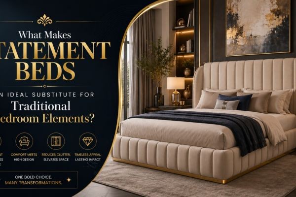 What Makes Statement Beds an Ideal Substitute for Traditional Bedroom Elements?