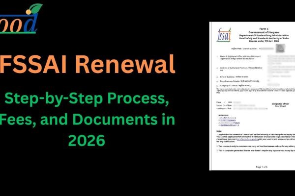 FSSAI Renewal: Step-by-Step Process, Fees, and Documents in 2026