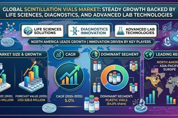 Global Scintillation Vials Market: Steady Growth Backed by Life Sciences, Diagnostics, and Advanced Lab Technologies