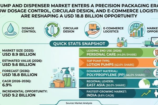 Pump and Dispenser Market Enters a Precision Packaging Era