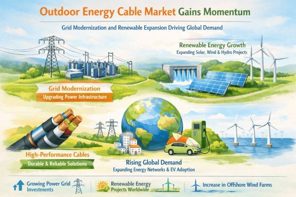 Outdoor Energy Cable Market Gains Momentum with Grid Modernization and Renewable Expansion Driving Global Demand